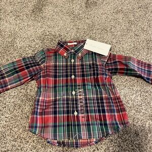 Brand new 9 months button up shirt